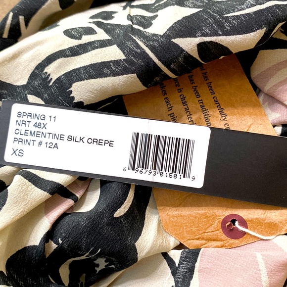 NWT Winter Kate Silk Clementine Silk Crepe Camisole XS Spring 2011 - Picture 9 of 10